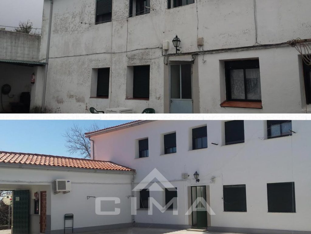 Reparación de la casa cuartel en Villanueva de la Vera